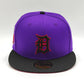 New Era 59fifty t-dot detroit tigers stadium patch hat - purple, black, red