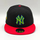 New Era 59Fifty Hat Weels New York Yankees 1999 world series patch hat - black infrared