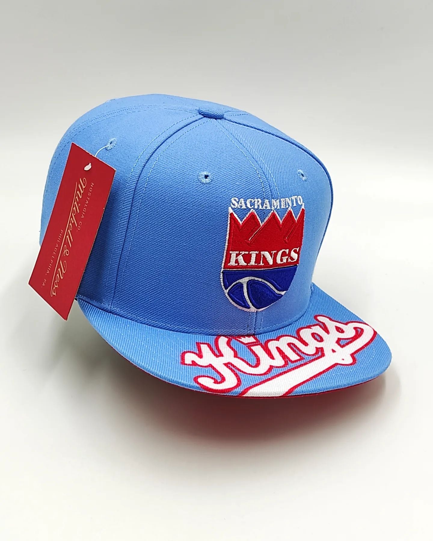 Gorra Snapback Mitchell & Ness SWINGMAN POP de los Sacramento Kings - Cielo