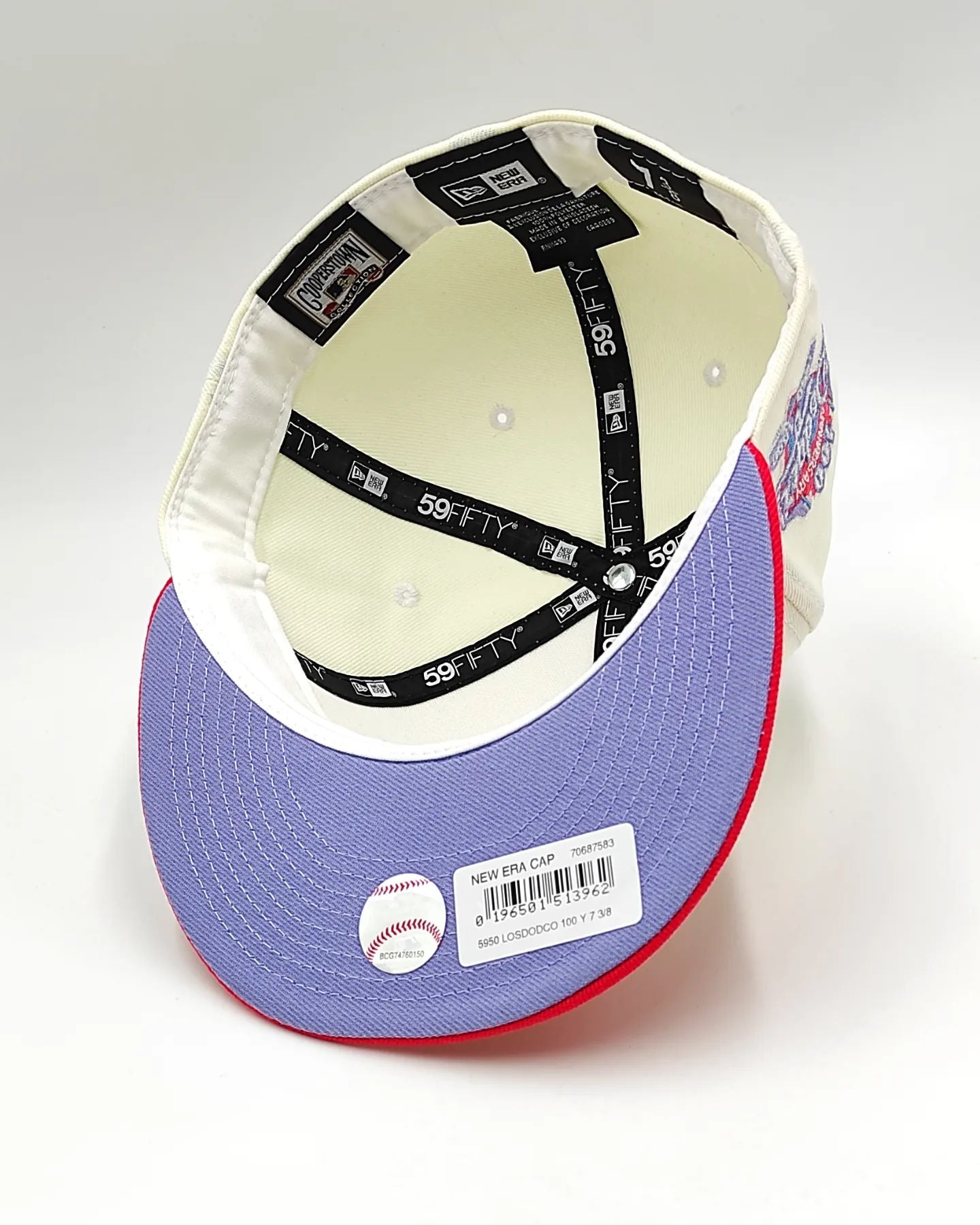 New Era Los Angeles Dodgers 100Th Anniversary Lava Cream Edition 59Fifty
