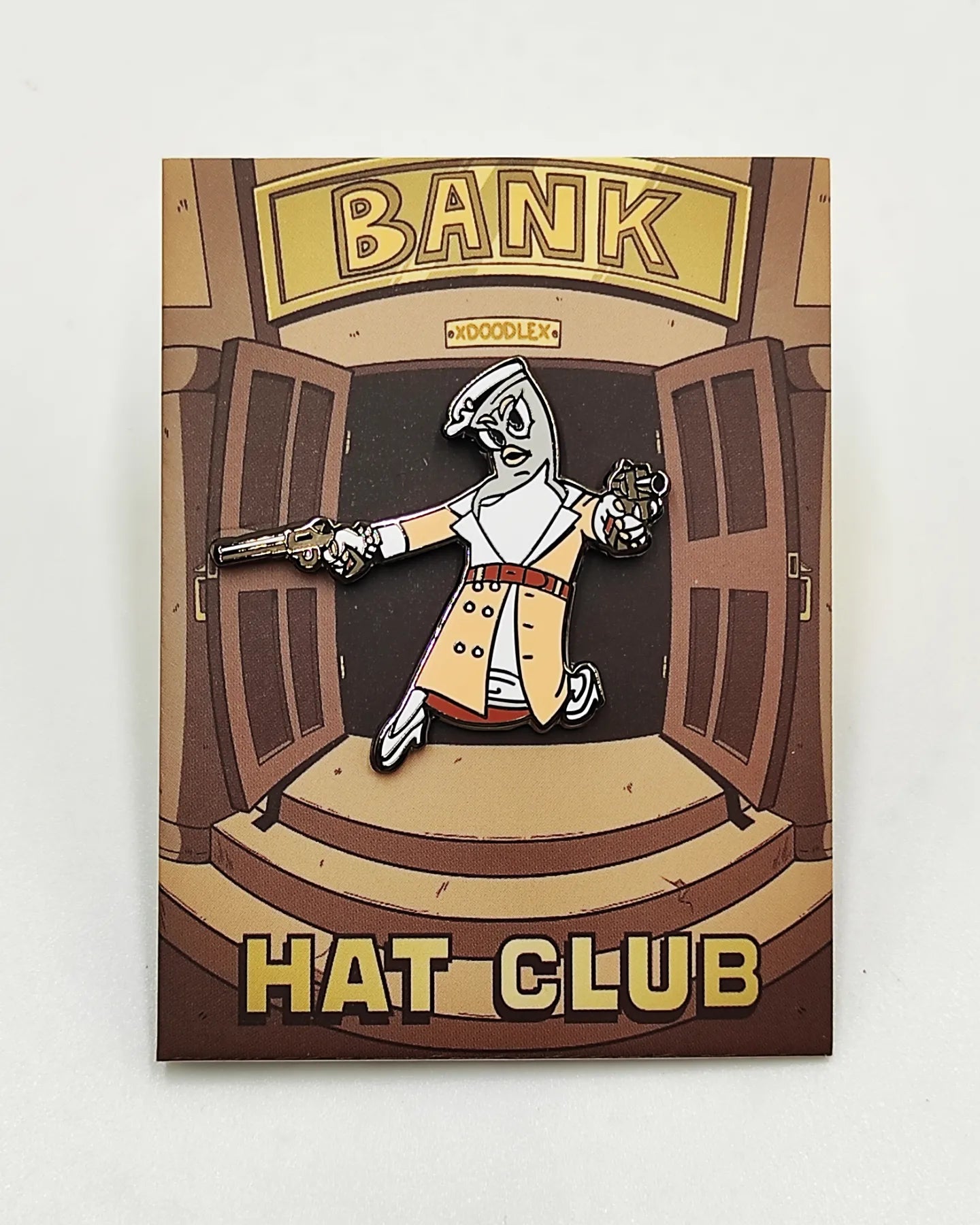 Pin metalico Bank Hat Club