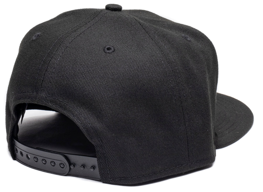 Los Angeles dodgers Gray Bottom City Art Side Patch New Era 9Fifty Snapback - Black