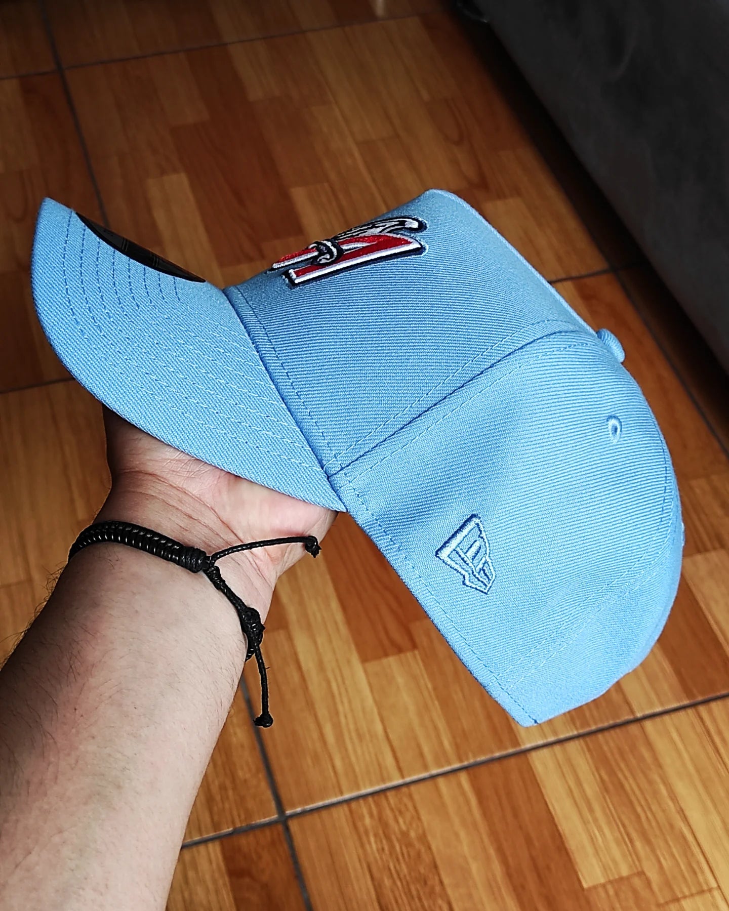 New Era Anaheim Angels Cooperstown Sky Blue 40th Anniversary  9Forty A-Frame Snapback