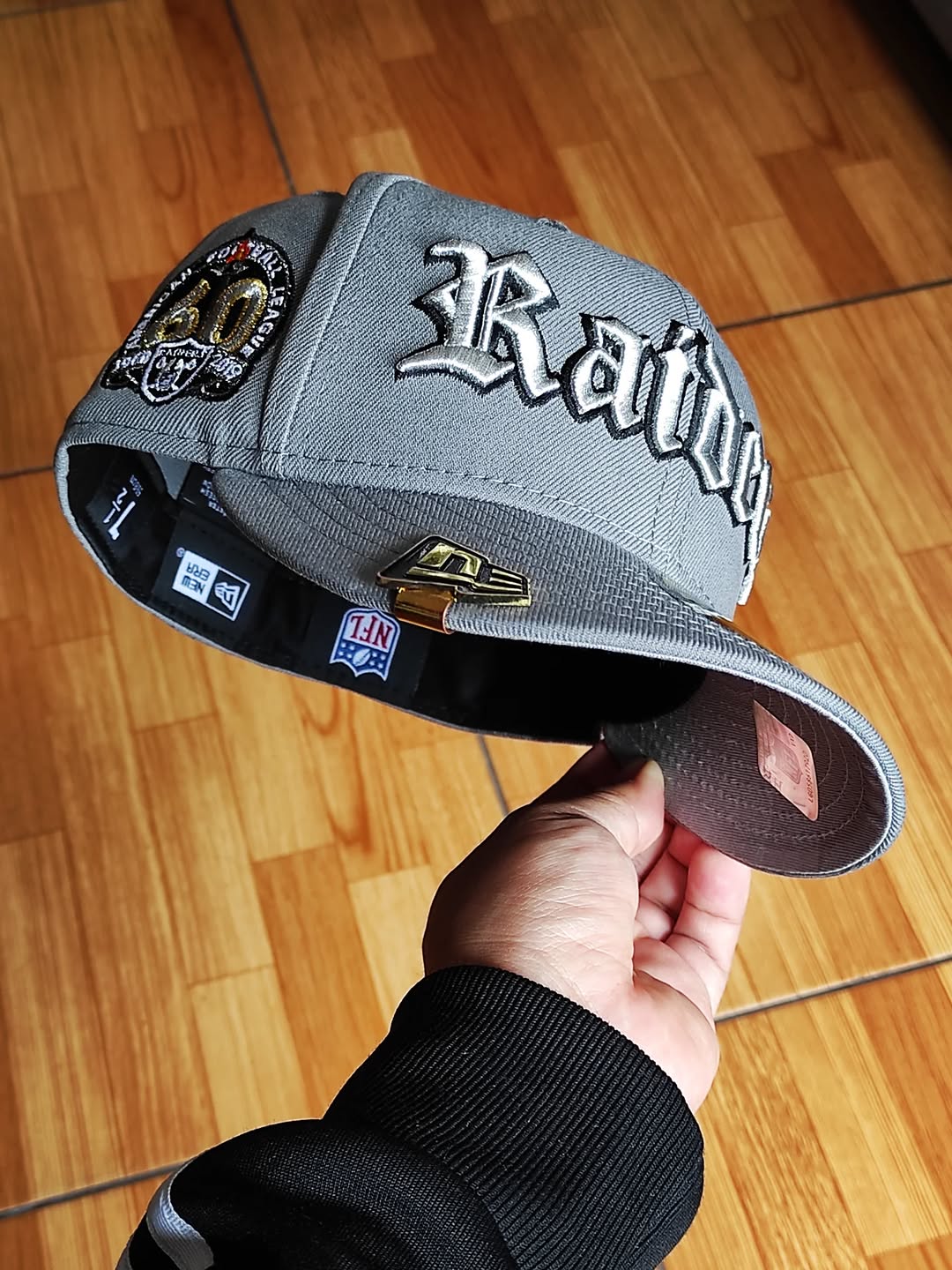 New era las Vegas Raiders 60th aniversario gray 59fifty