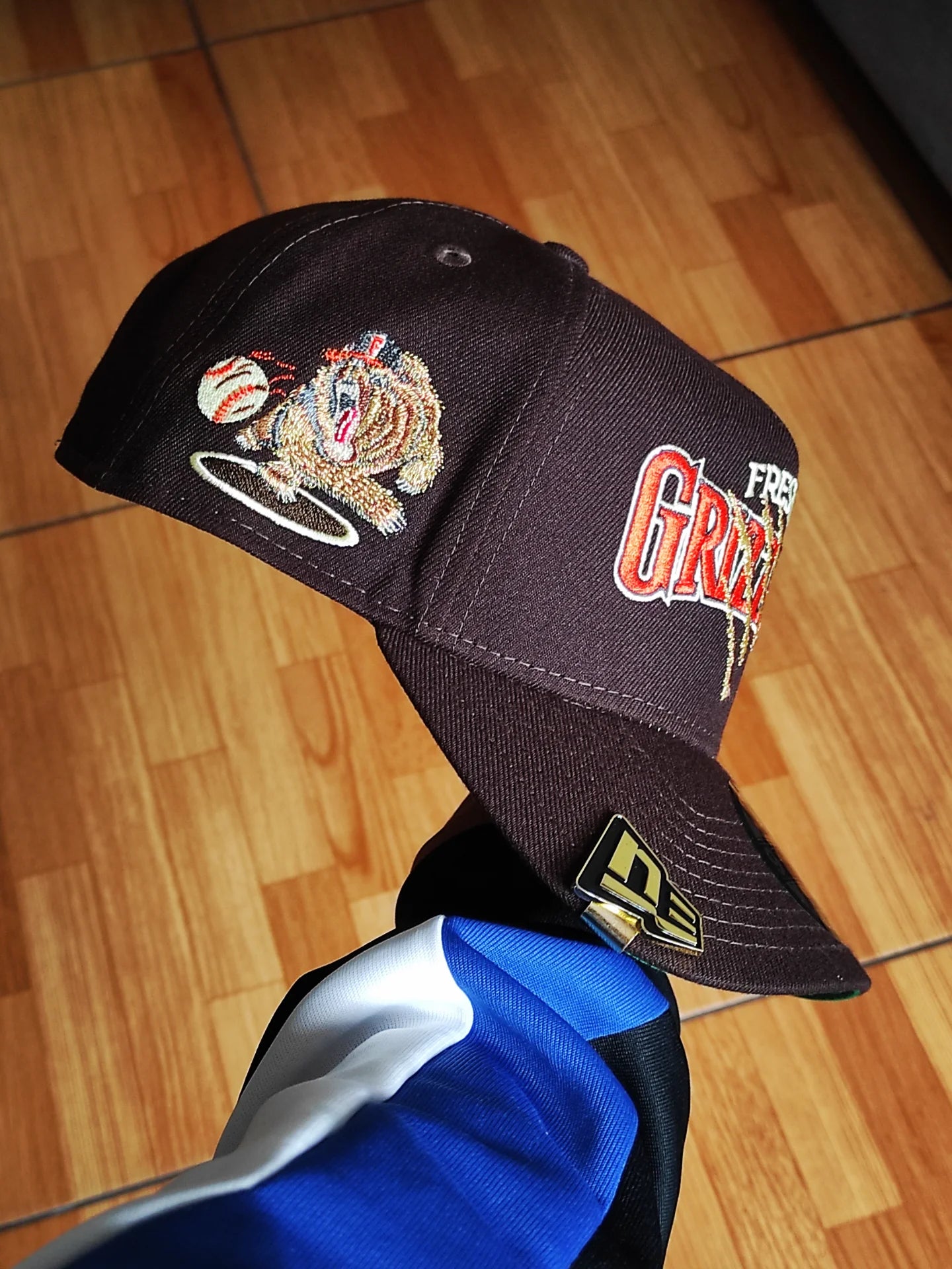 New Era Fresno Grizzlies Burnt Wood 9Forty A Frame Snapback