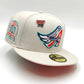 New Era California Angels Orange Fury Collection 50th Season Fitted Hat