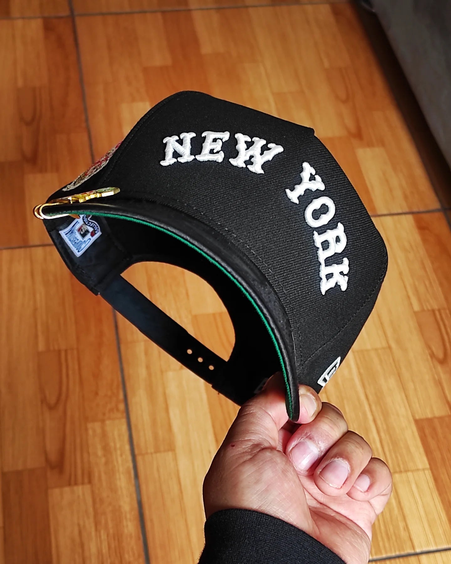 New Era New York Yankees World Series 1949 Black viscera Satinada  Edition A Frame 9Fifty Snapback