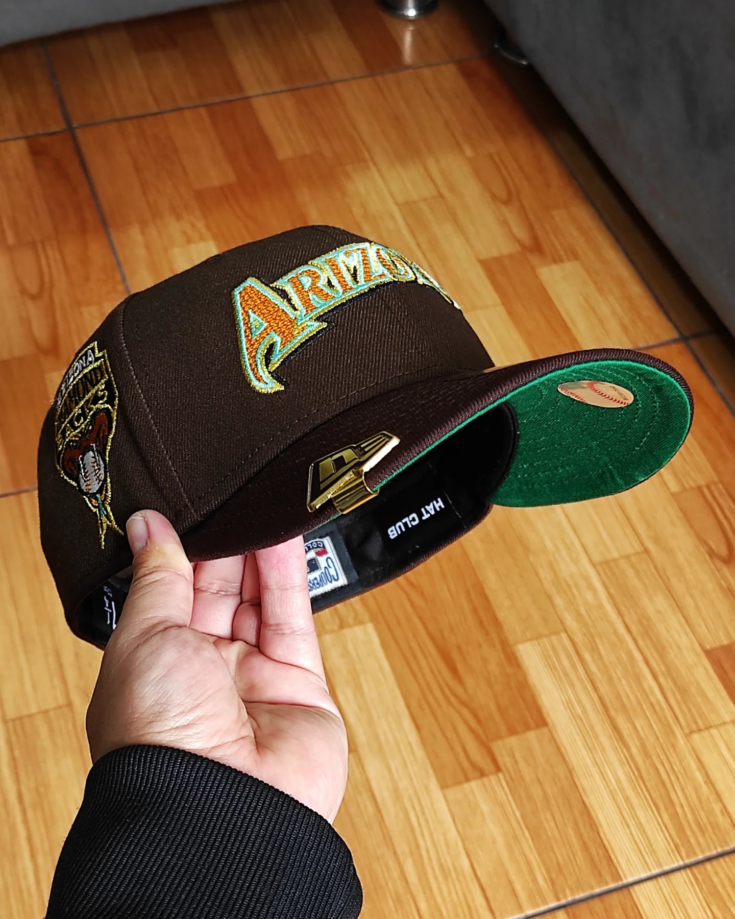 New Era 59 Fifty Arizona Diamondbacks Fields inaugural patch brown