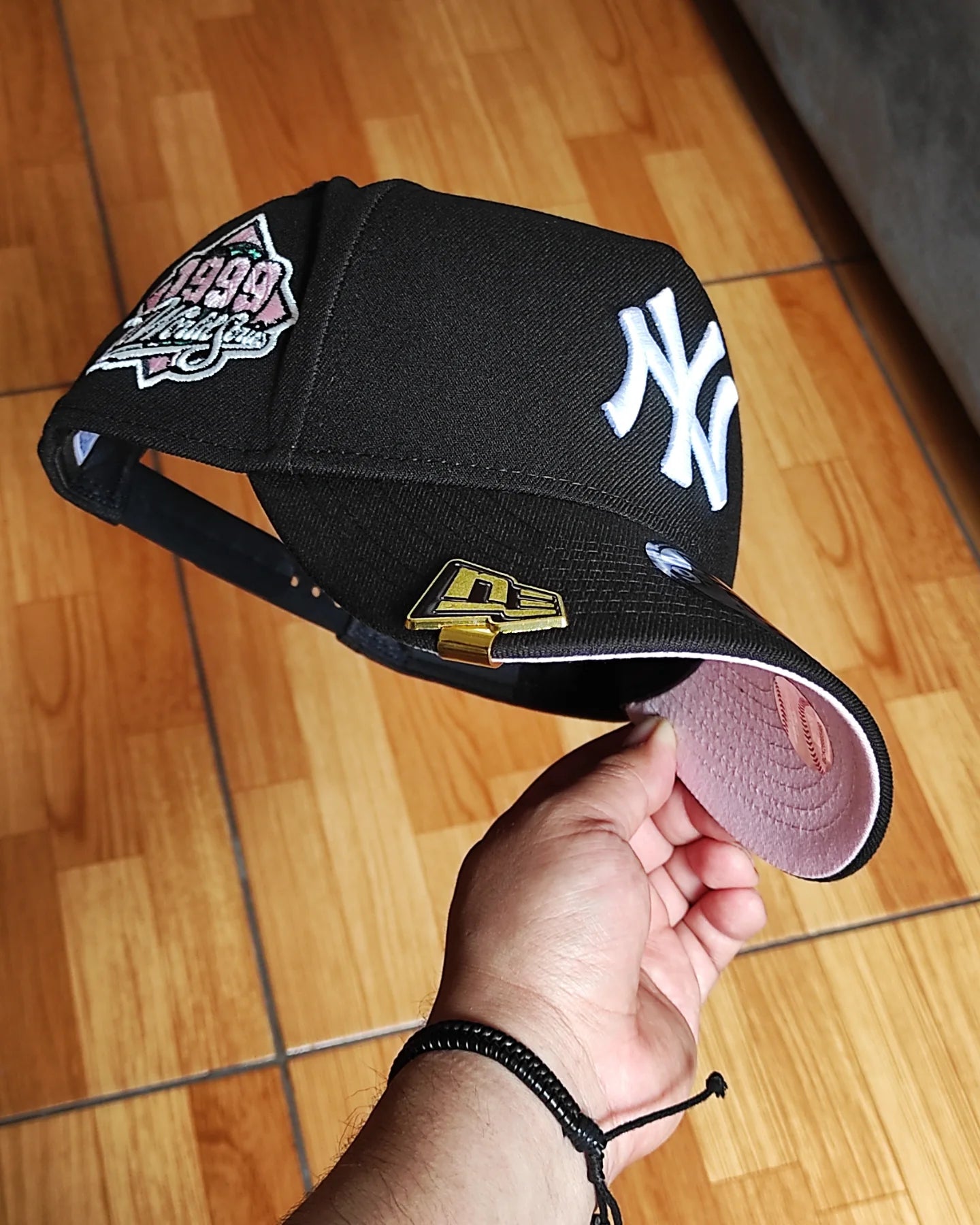 New Era New York Yankees 1999 world series black pink 9Forty A-Frame Snapback