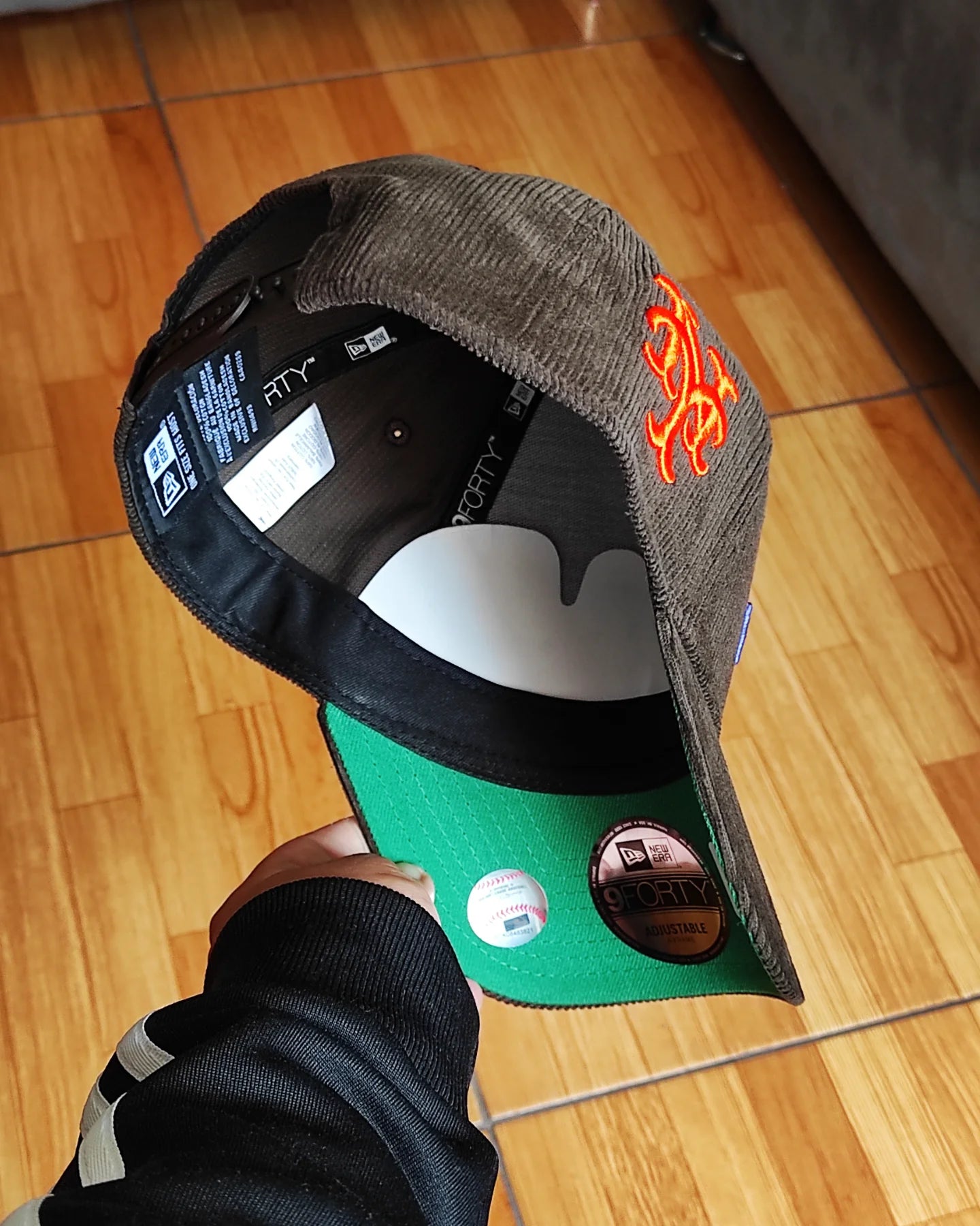 New Era New York Mets corduroy Brown 9 FORTY A-FRAME