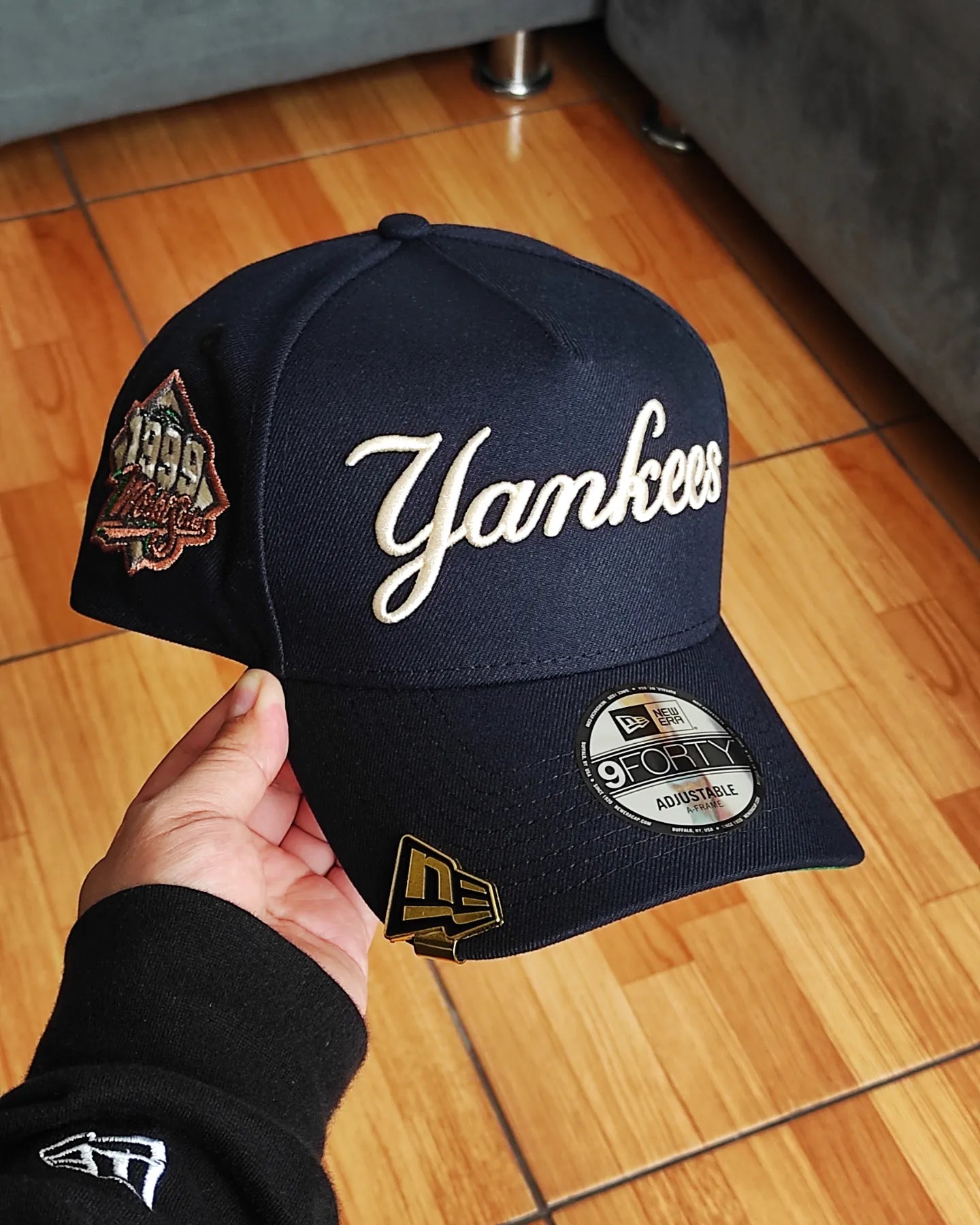 New Era New York yankees script World Series 1999 9 Forty A-FRAME
