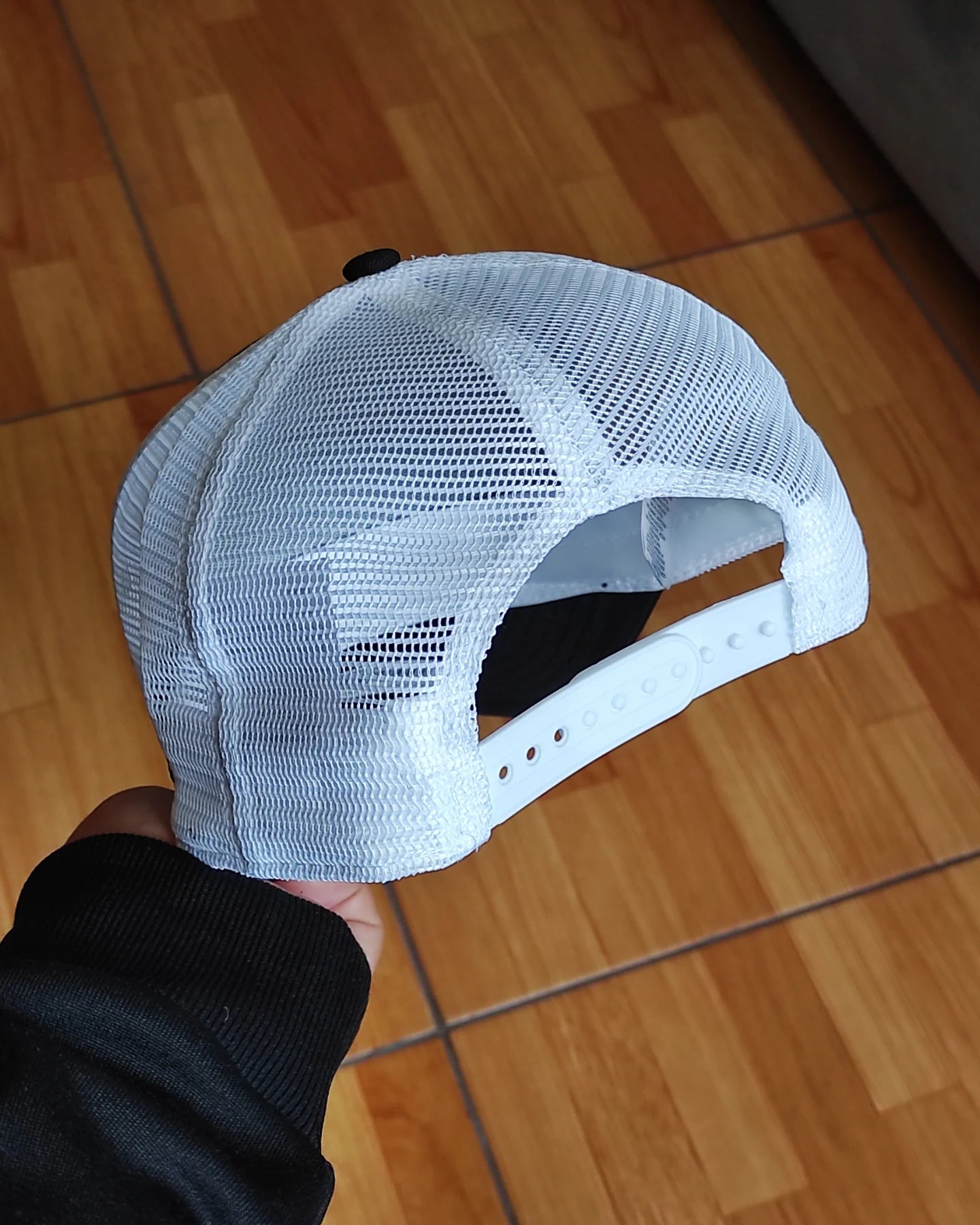 New Era Los Angeles Dodgers black white Trucker a-frame