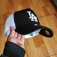 New Era Los Angeles Dodgers black white Trucker a-frame
