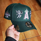 NewEra Anaheim ANGELS cupid 🏹 dark Green 9FORTY A-FRAME SNAPBACK
