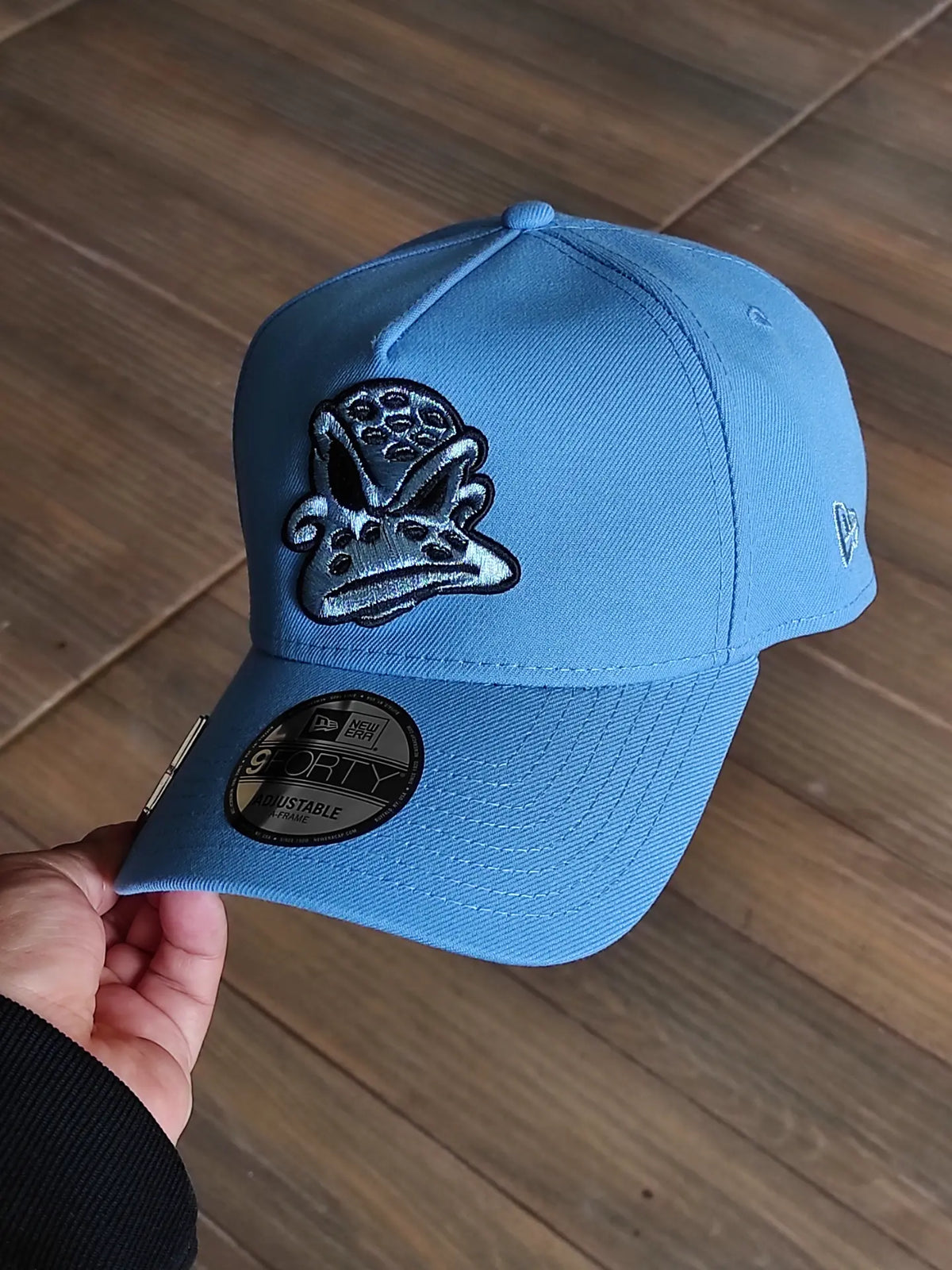 New Era Anaheim Ducks 10th Anniversary Sky Blue Prime Edition 9Forty A Frame Snapback Hat