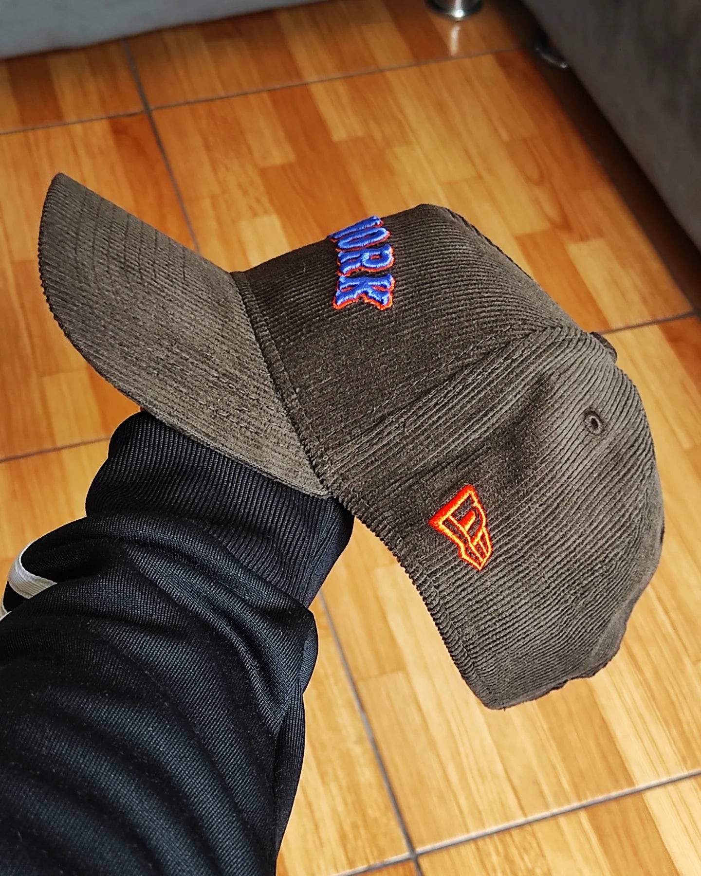 New Era New York Mets corduroy Brown 9 FORTY A-FRAME