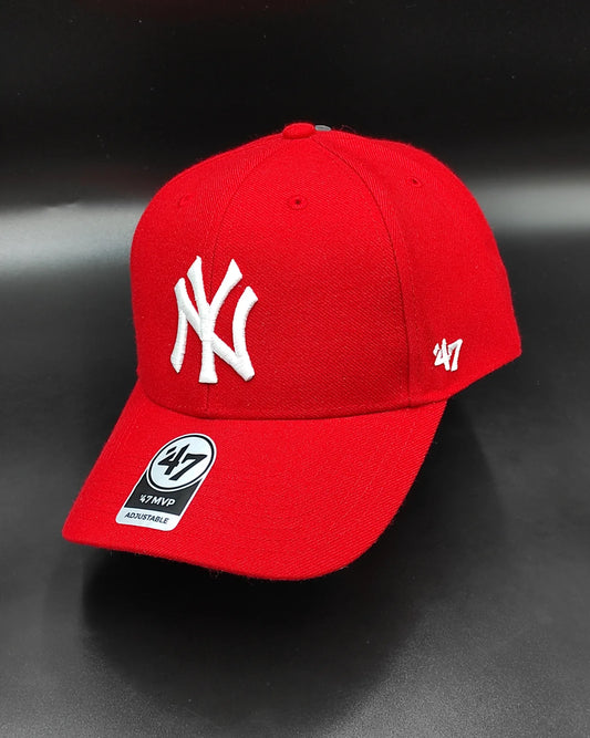 47brand New York Yankees  clasica color Rojo strapback