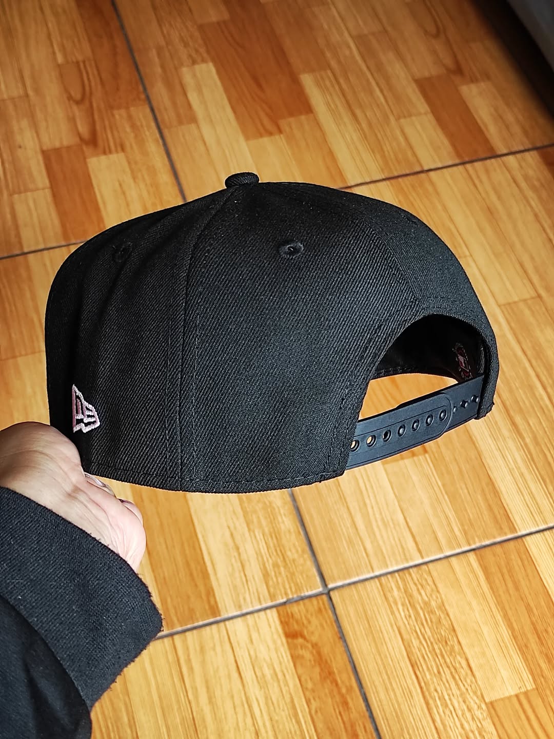 New Era Los Angeles Dodgers Script Black Pink Edition 9Forty A Frame Snapback Hat