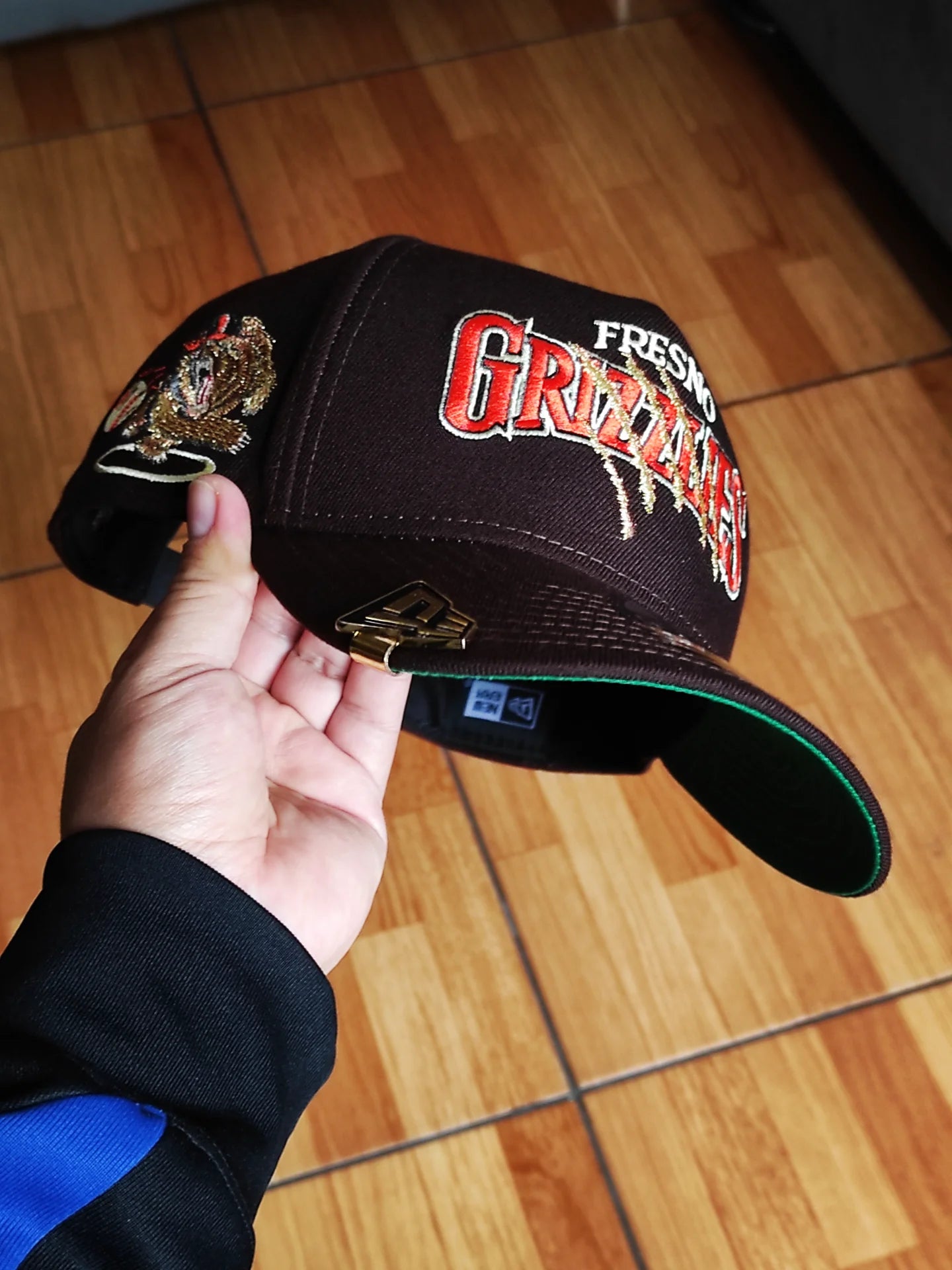 New Era Fresno Grizzlies Burnt Wood 9Forty A Frame Snapback