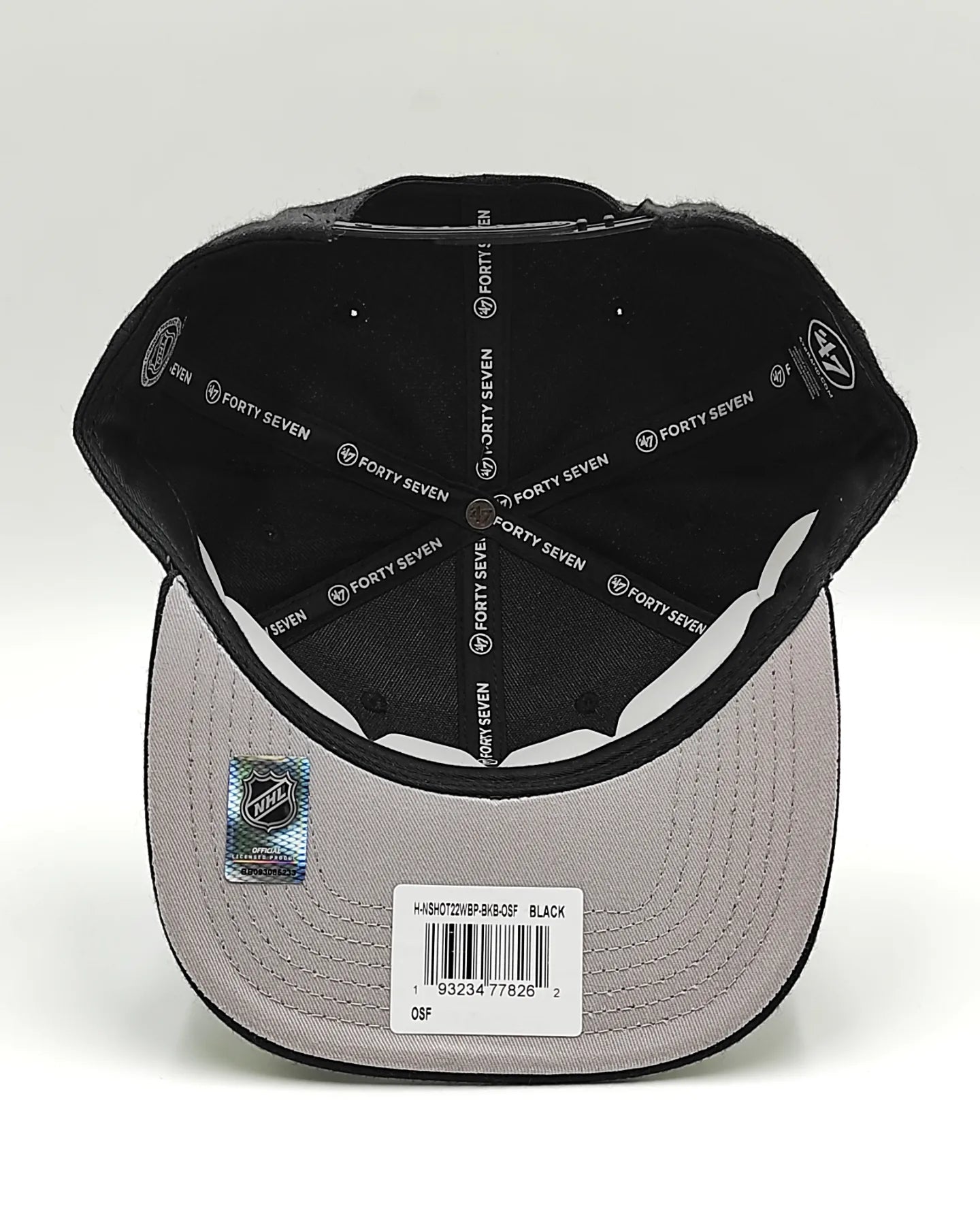 47brand San Jose Sharks captain snapback cap schwarz