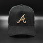 New Era Atlanta braves"Corduroy Black" 9 Forty A-FRAME snapback