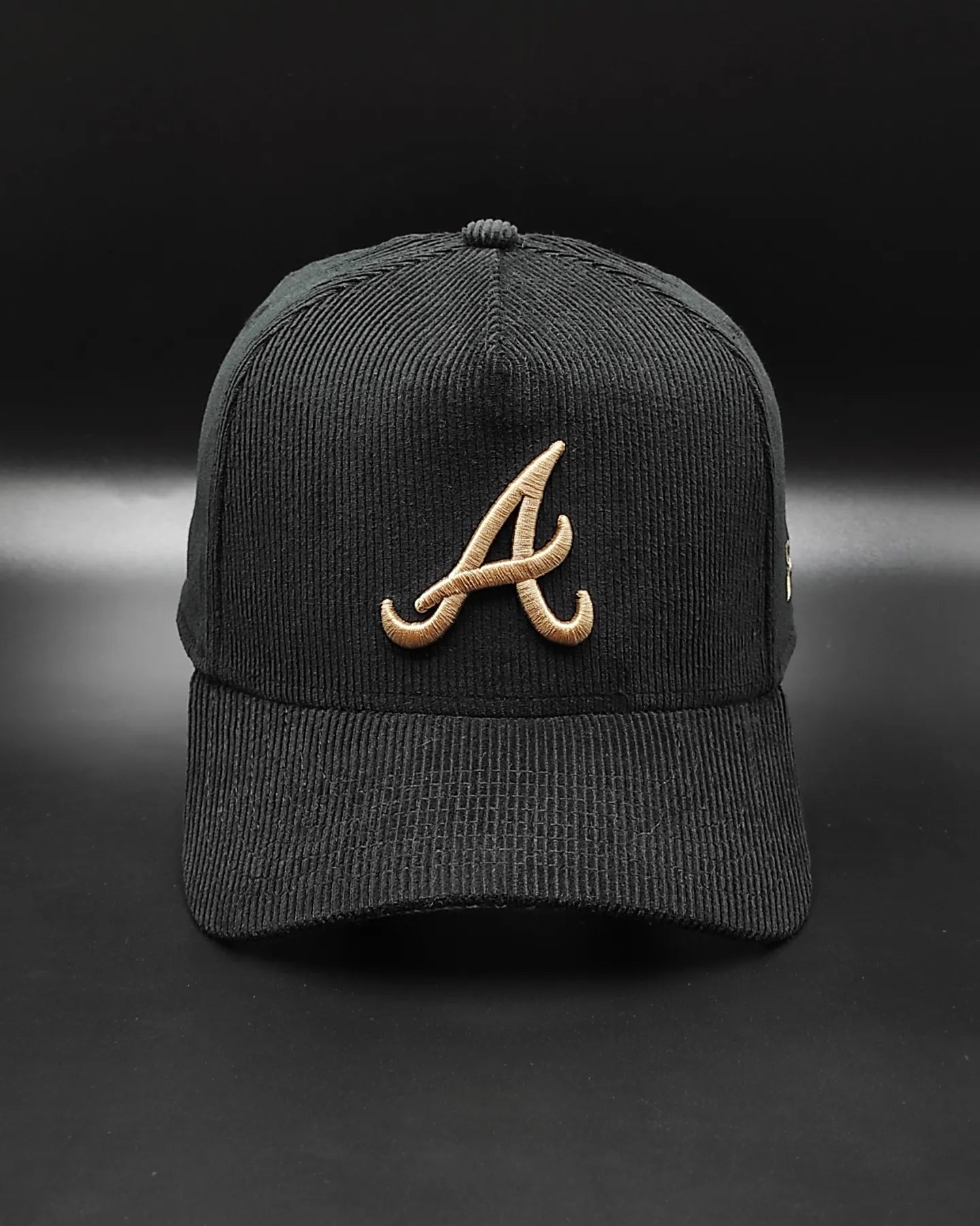 New Era Atlanta braves"Corduroy Black" 9 Forty A-FRAME snapback