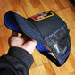 Gorra capslab luffy one peace trucker negra azul