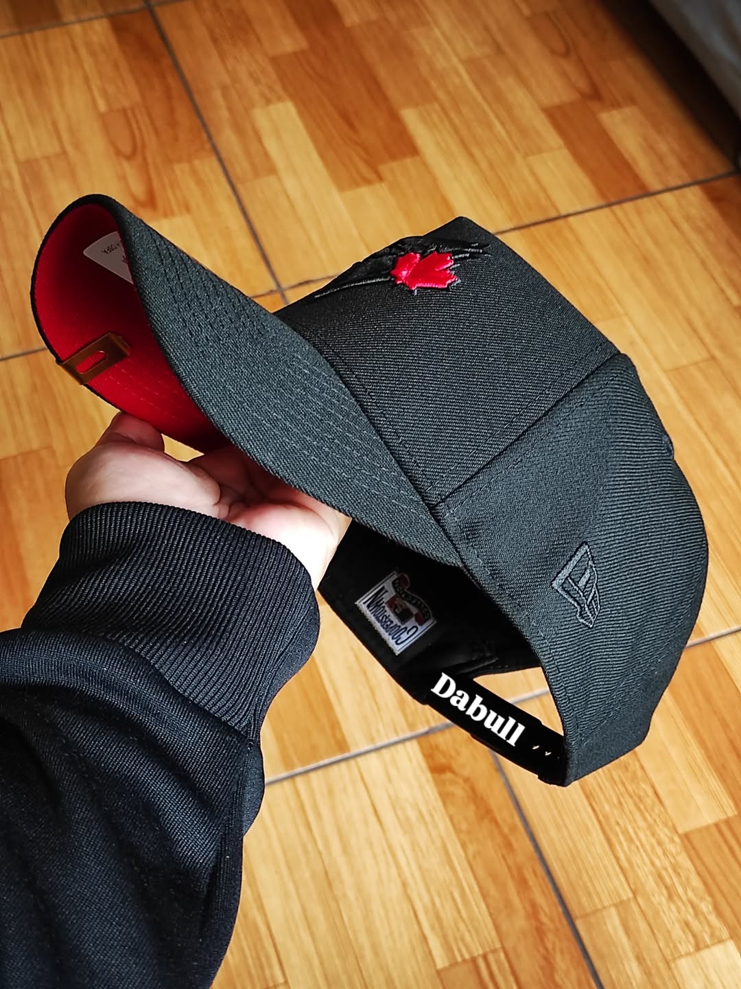 New Era Toronto BLUE Jays Black Red 9Forty A-Frame