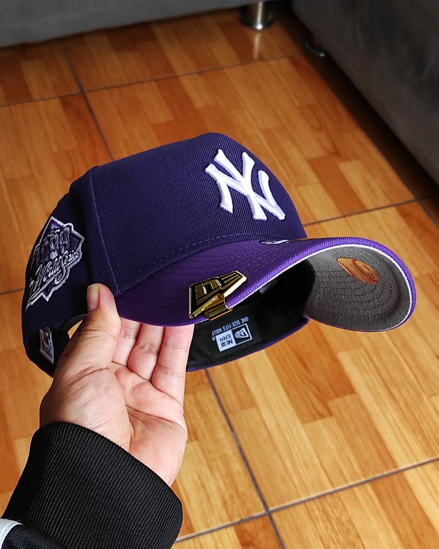 New Era New York Yankees world series 1999 Morado 2 tonos  9FORTY A-FRAME