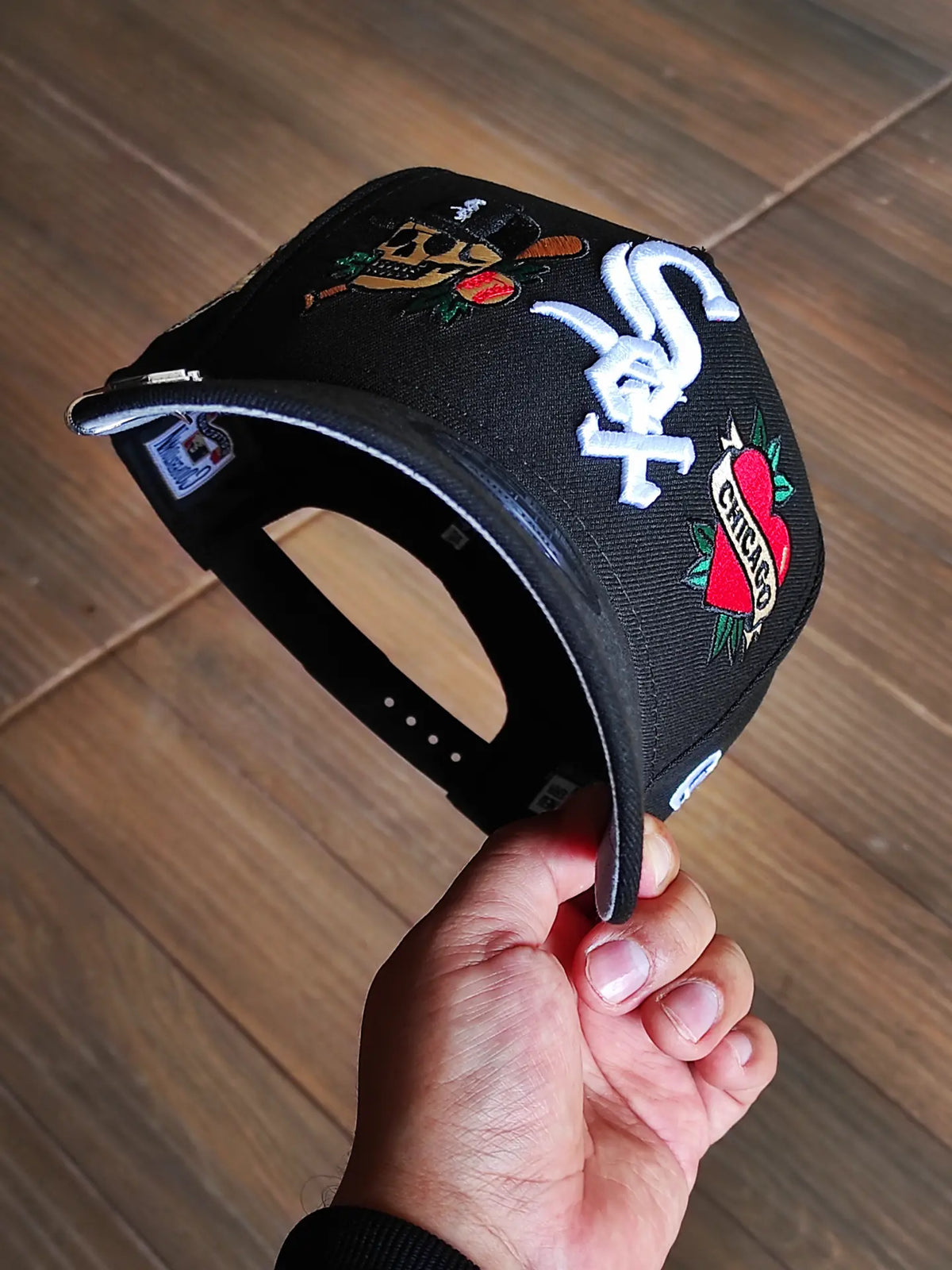New Era Chicago White Sox World Series 2005 Tattoo Black Prime Edition 9Forty A Frame Snapback Hat