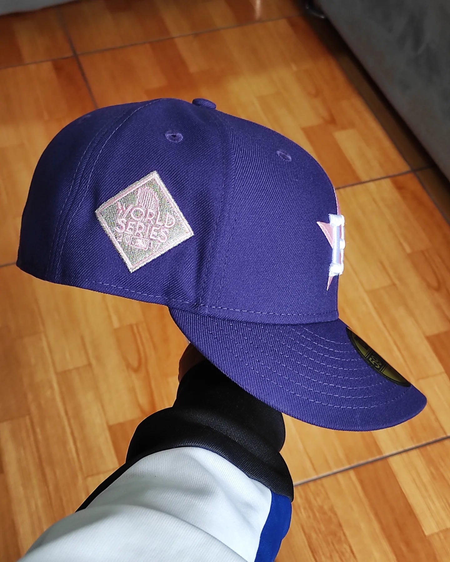 New Era Houston Astros World series 2017 morado/pink 🟣🌸-59 Fifty fitted