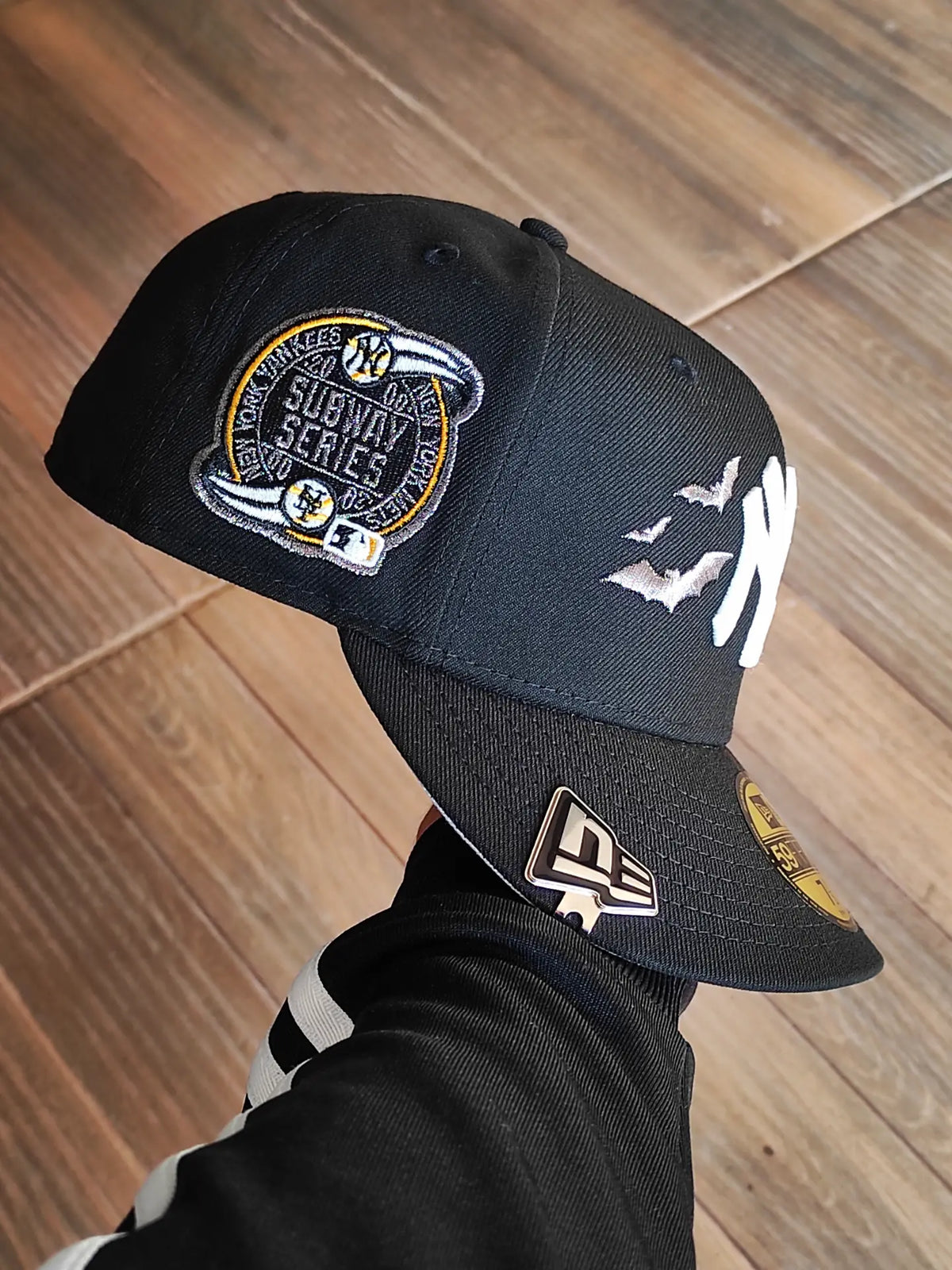 New Era New York Yankees Subway Series Bats Black Prime Edition 59Fifty Fitted Hat