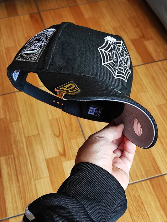 New Era new York mets spider black edition 9forty A-FRAME SNAPBACK