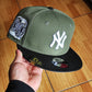 New Era New York Yankees Subway Series two Tone olive black 9 FIFTY Snapback