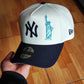 New Era New York Yankees 50th ANNIVERSARY chrome navy 9FORTY A-Frame Frame Snapback
