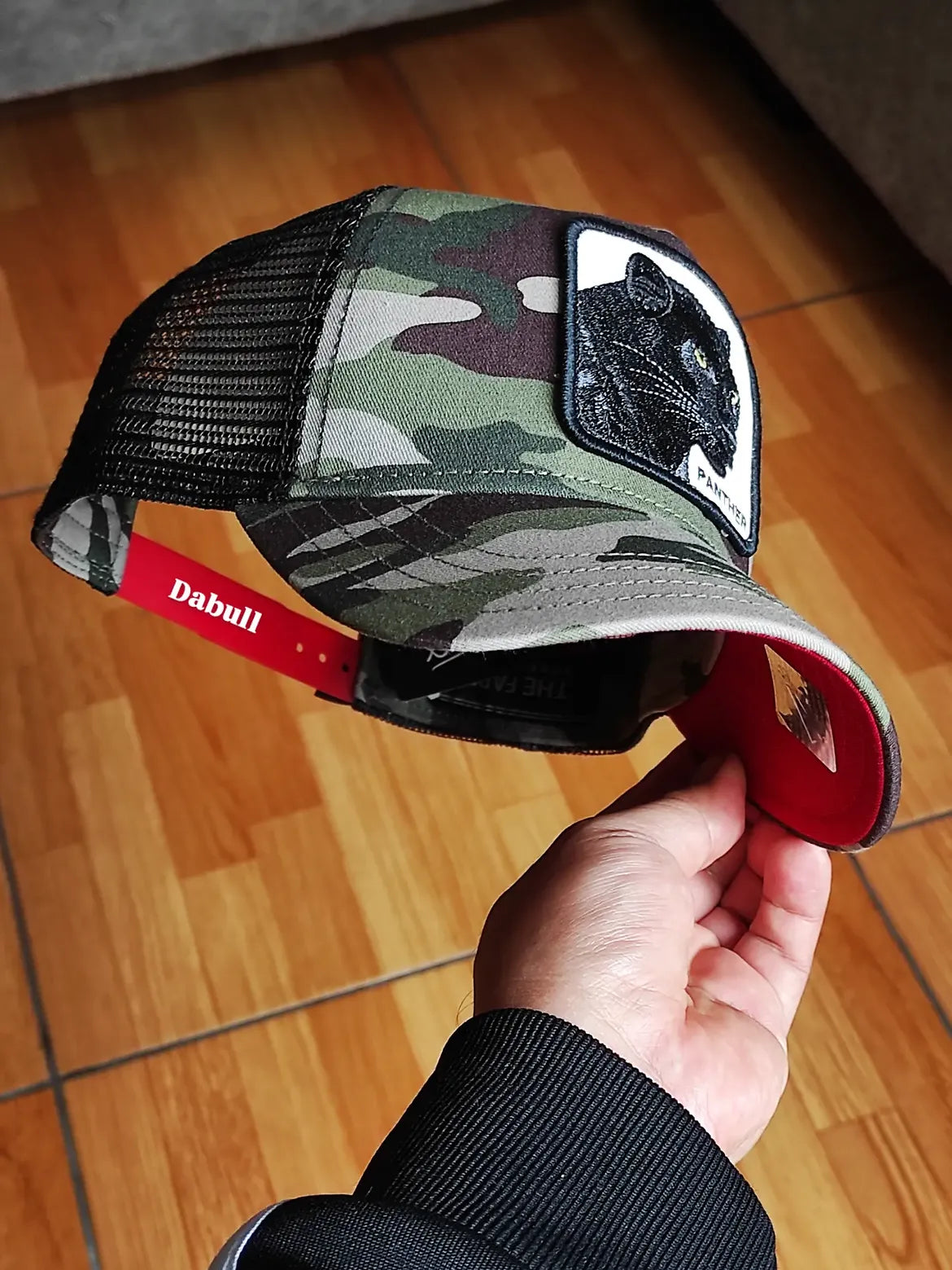 Gorra trucker camuflaje pantera Panther Camouflage Seasonal The Farm de Goorin Bros.