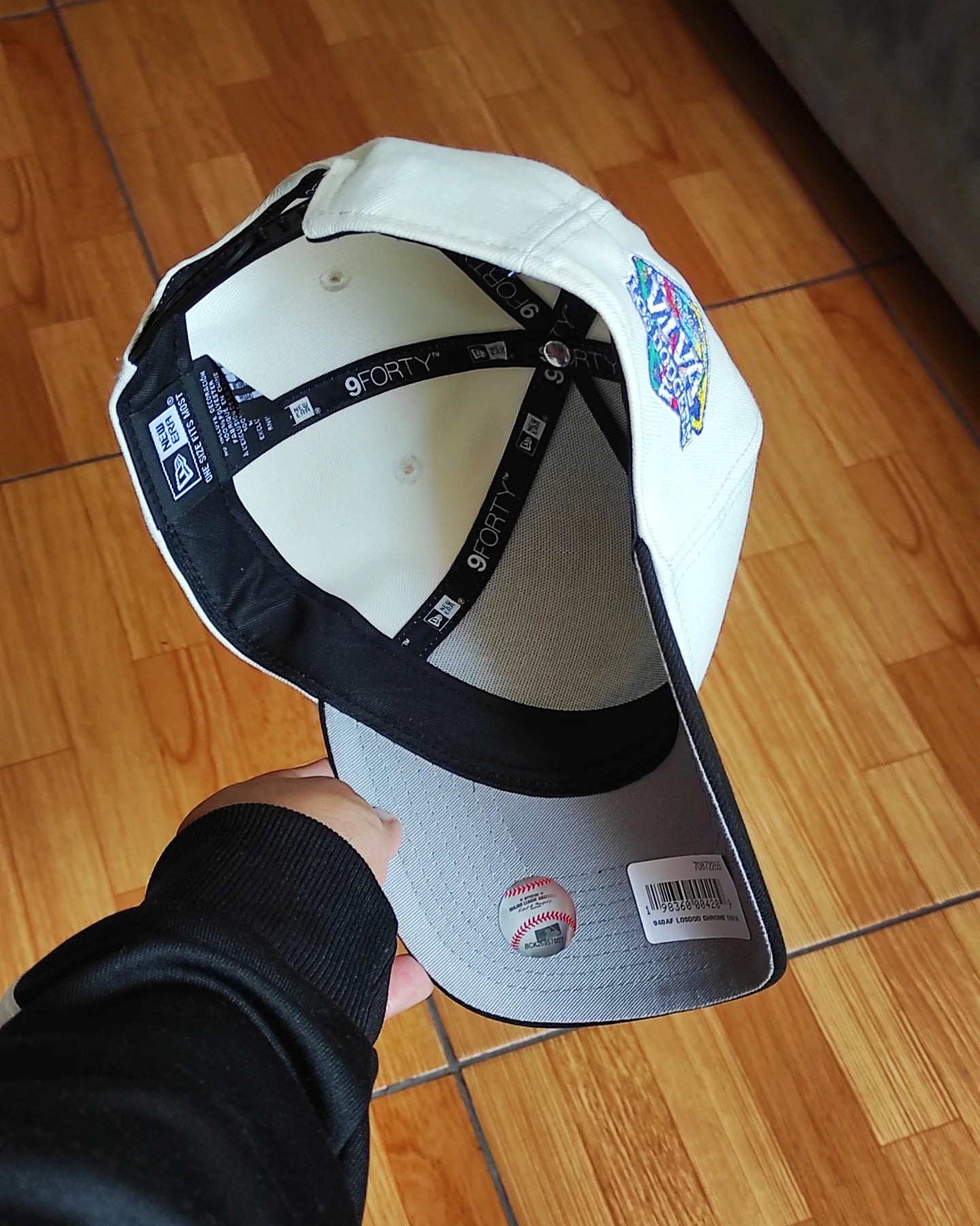 New Era Los Angeles Dodgers Chrome black  9 FORTY A-FRAME