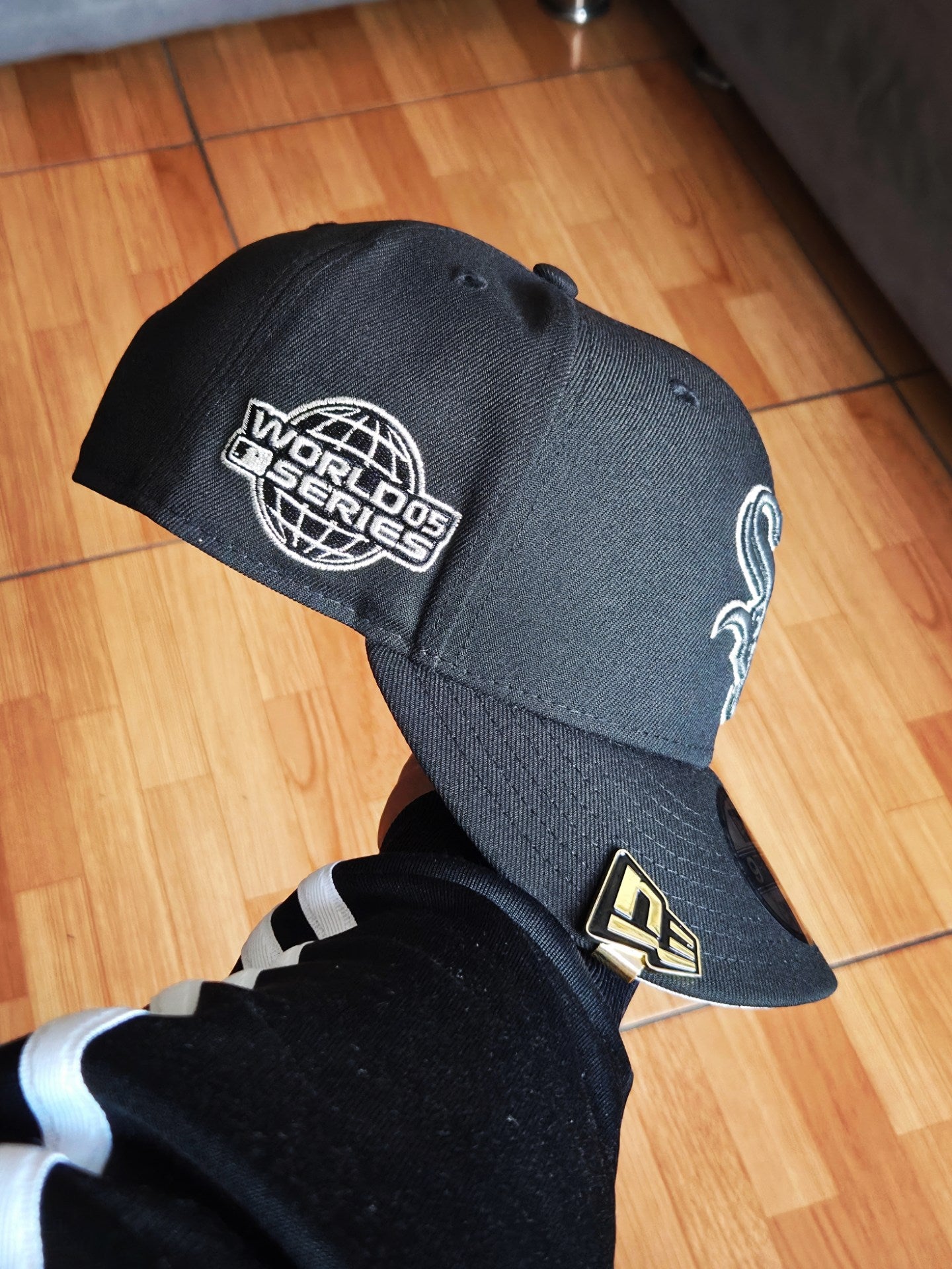 NewEra White Sox World Series Black 9fifty Snapback