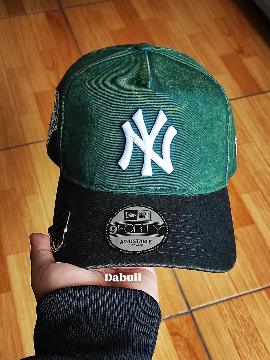 New Era New York Yankees DENIM green 9FORTY A-FRAME Snapback