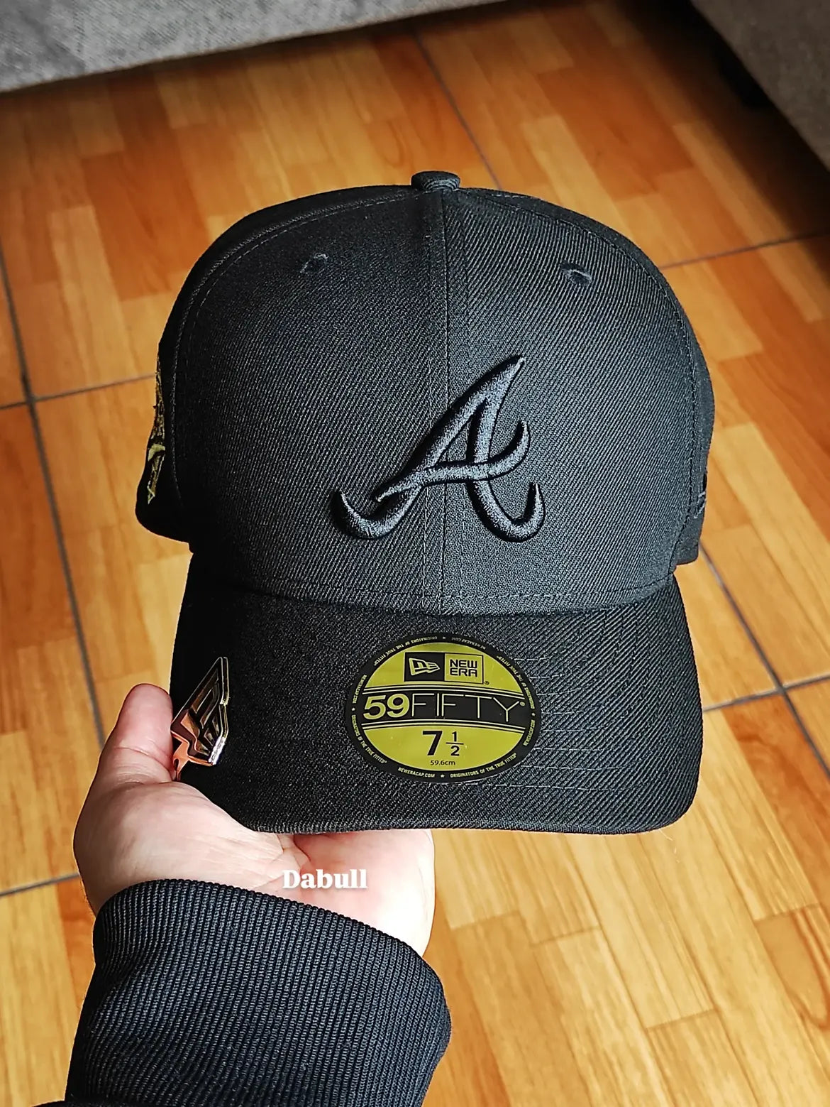59FIFTY New Era Atlanta Braves World Series black on black gold