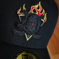 New Era Anaheim Ducks Inaugural Season Black Out Fire Edition 59Fifty Fitted Hat