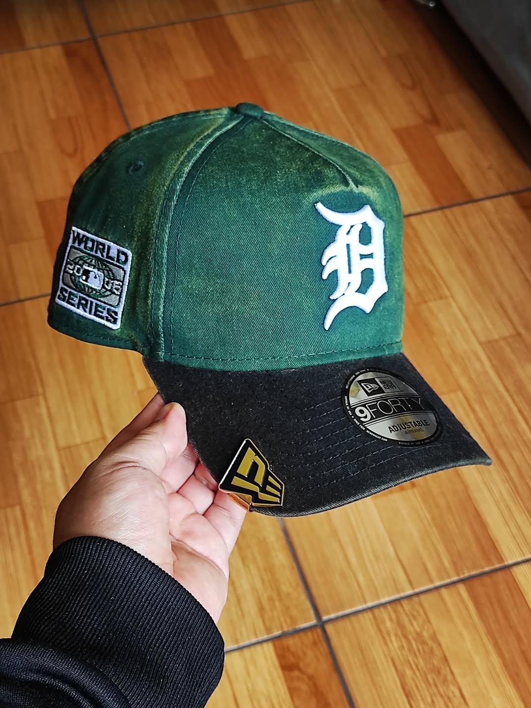 New era Detroit tigers DENIM green 9FORTY A-FRAME Snapback