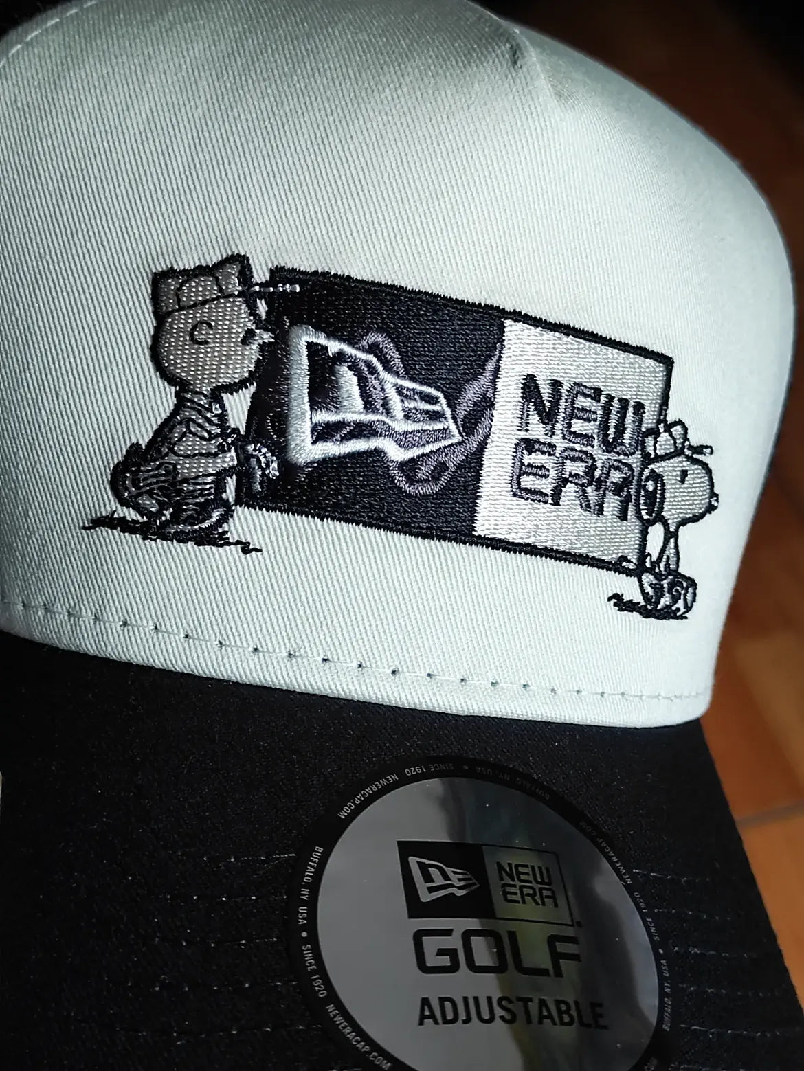 9Forty A-Frame Trucker Peanuts x new Era two tone