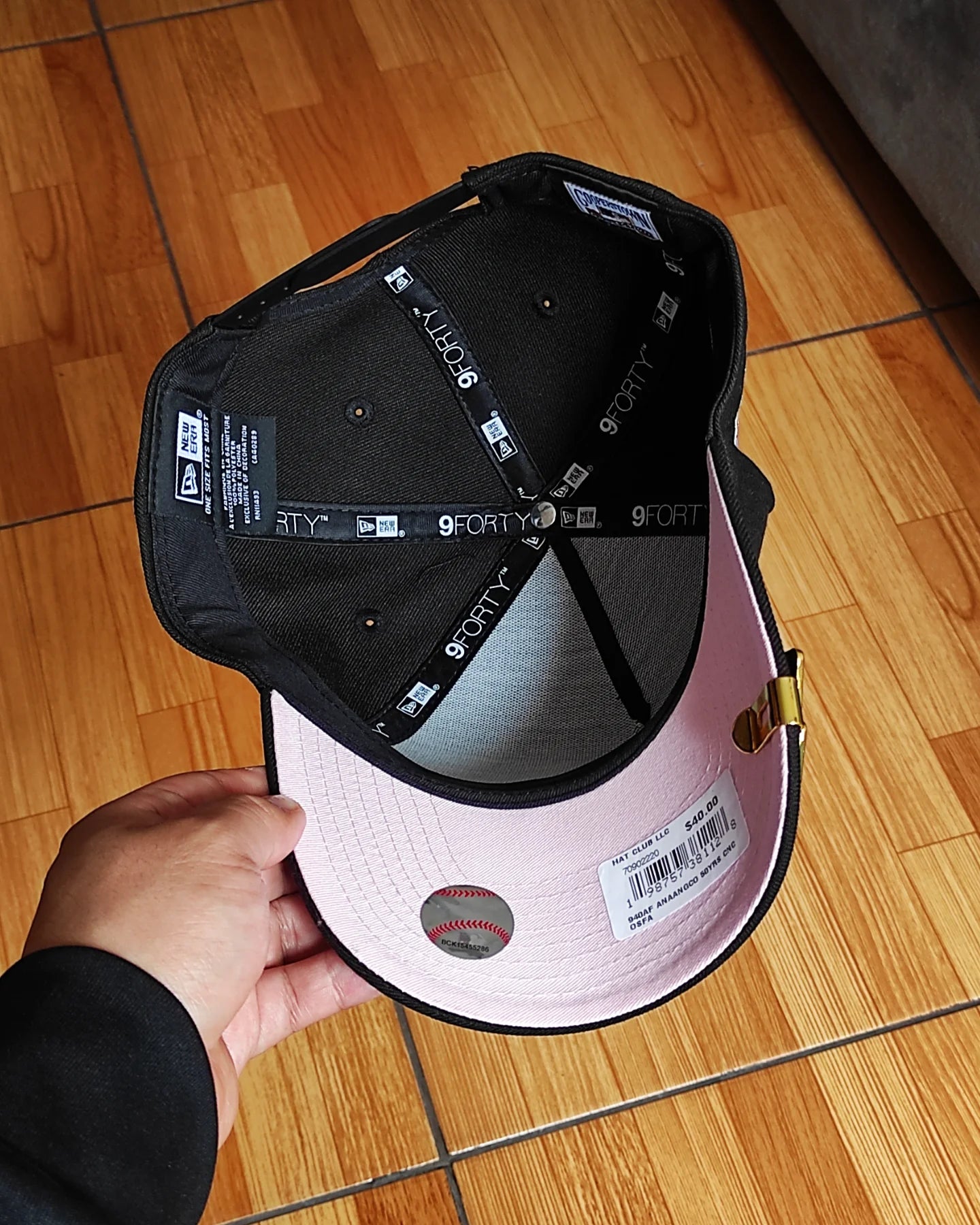 New Era Anaheim Angels 50th aniversario black/pin 9FORTY A-FRAME