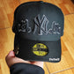 NEW ERA NEW YORK YANKEES WORLD SERIES 1999 METALIC BLACK 59FIFTY