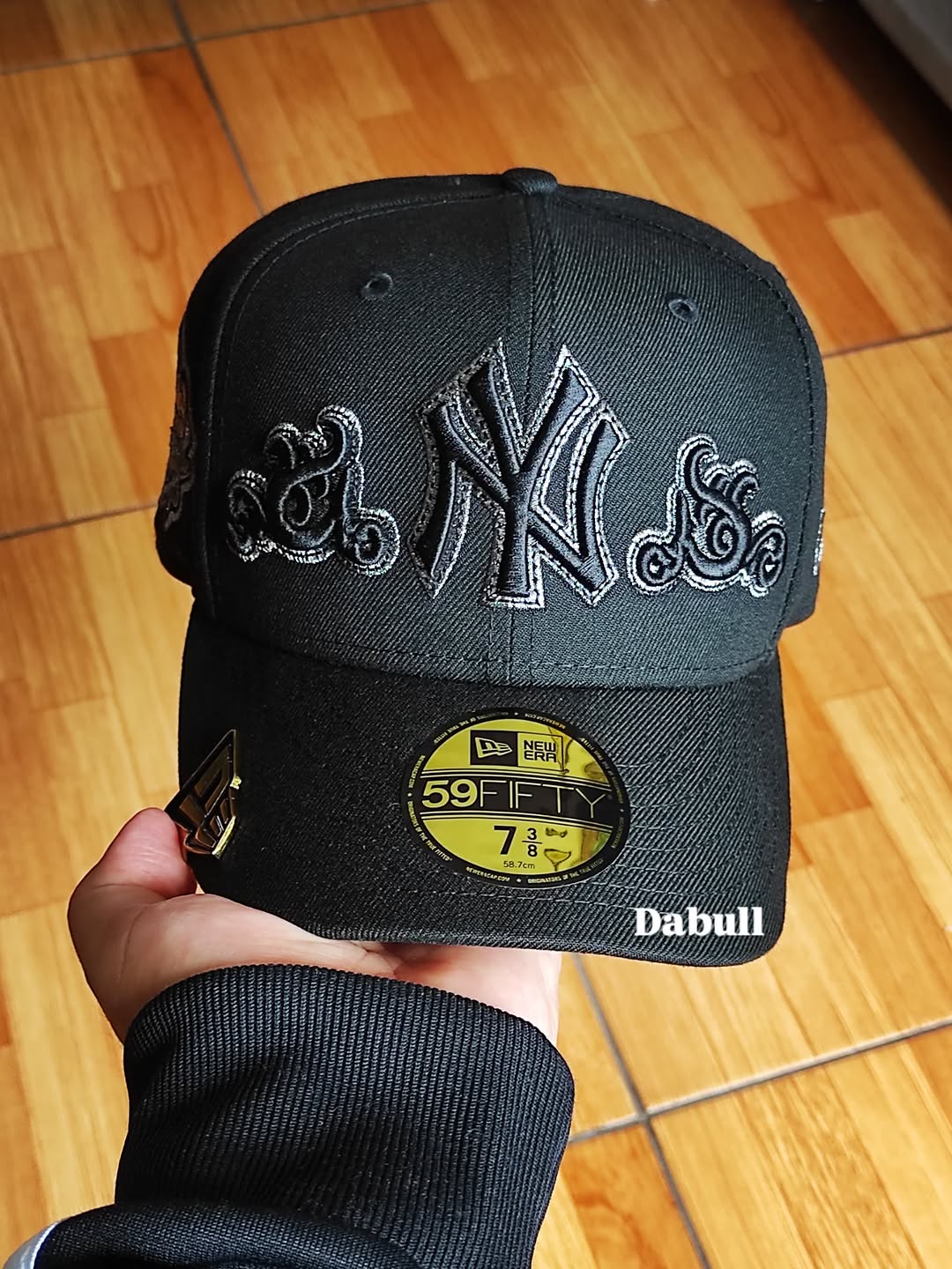 NEW ERA NEW YORK YANKEES WORLD SERIES 1999 METALIC BLACK 59FIFTY