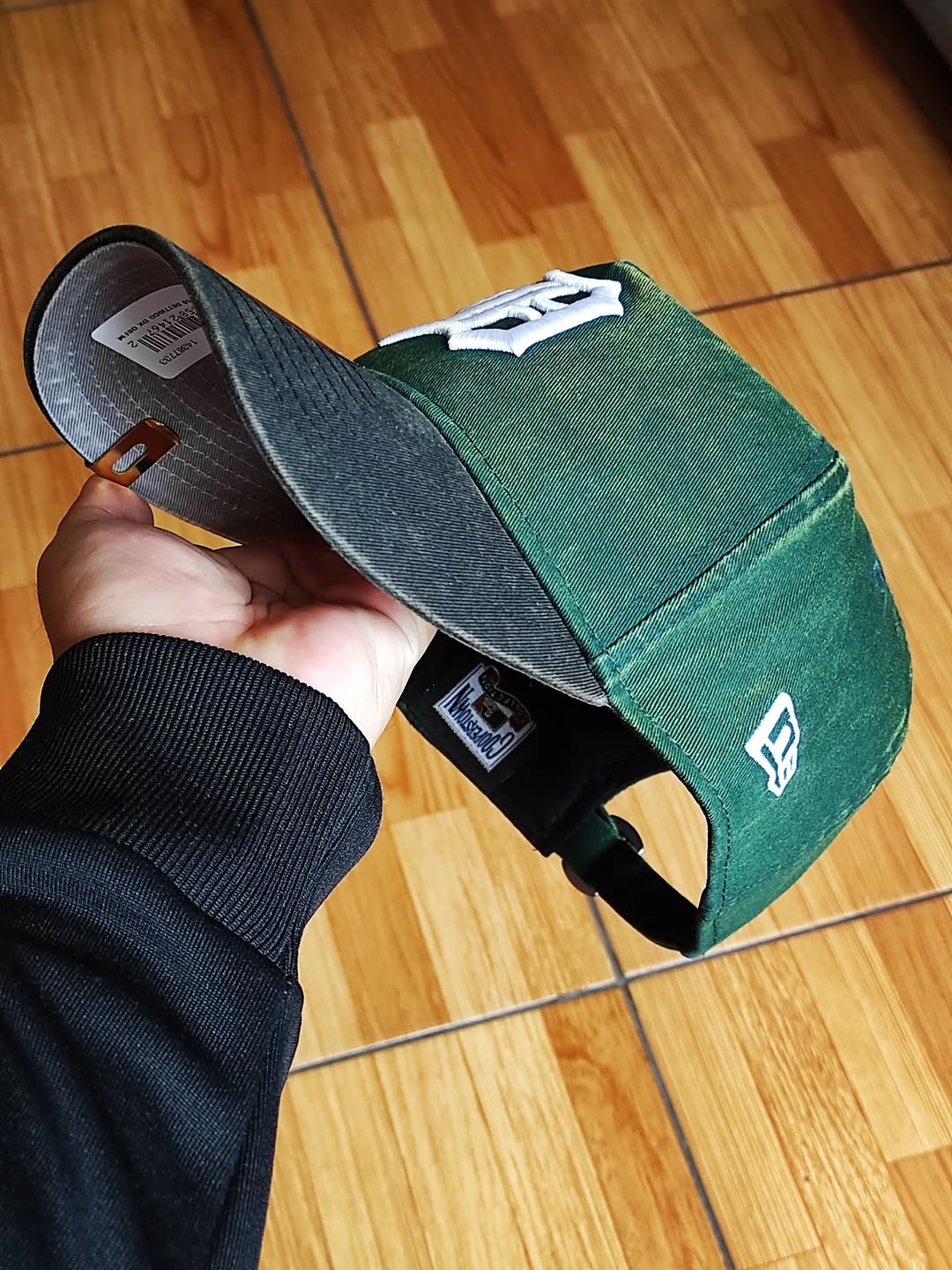 New era Detroit tigers DENIM green 9FORTY A-FRAME Snapback
