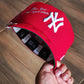 New Era New York Yankees 27x World Champions Metallic Pewter Red Prime Edition 59Fifty Fitted Hat