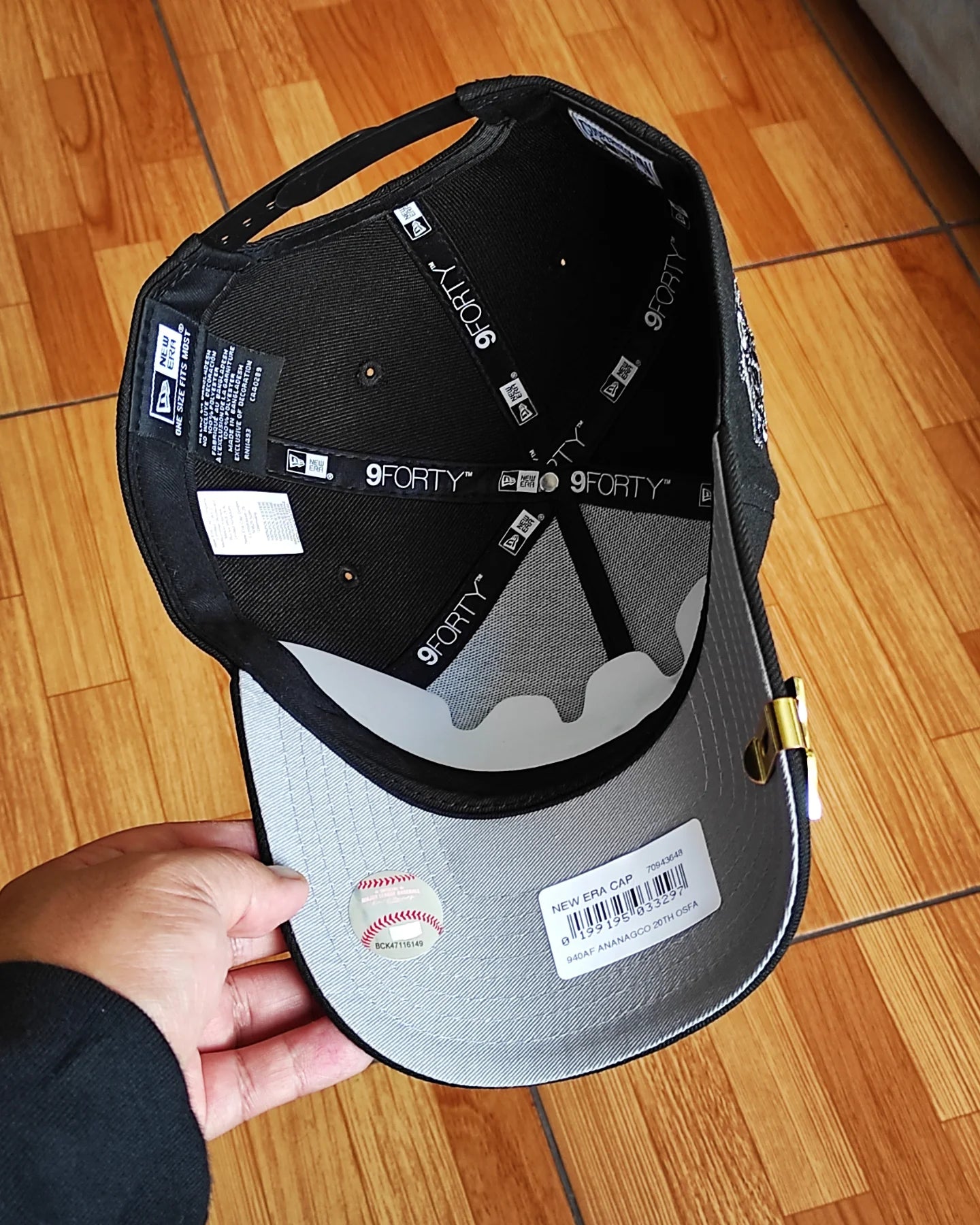 New Era Anaheim Angels 20th Anniversary Titanium líquido Edition 9Forty A Frame Snapback