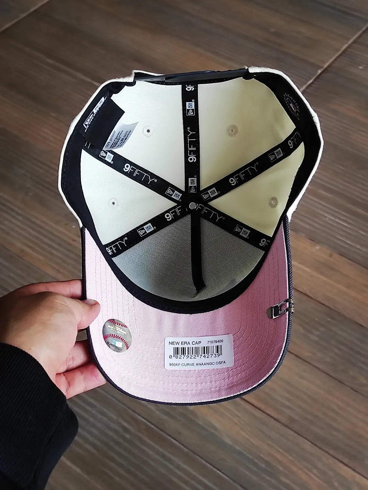 New Era Anaheim Angels 50th Anniversary Clouds Black Prime Edition 9Fifty aframe Hat
